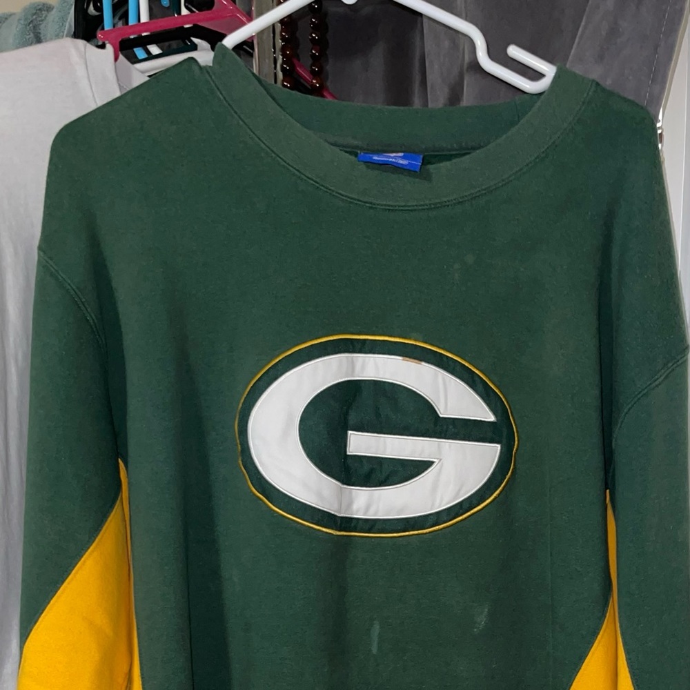 Vintage Green Bay packers crew neck sweater